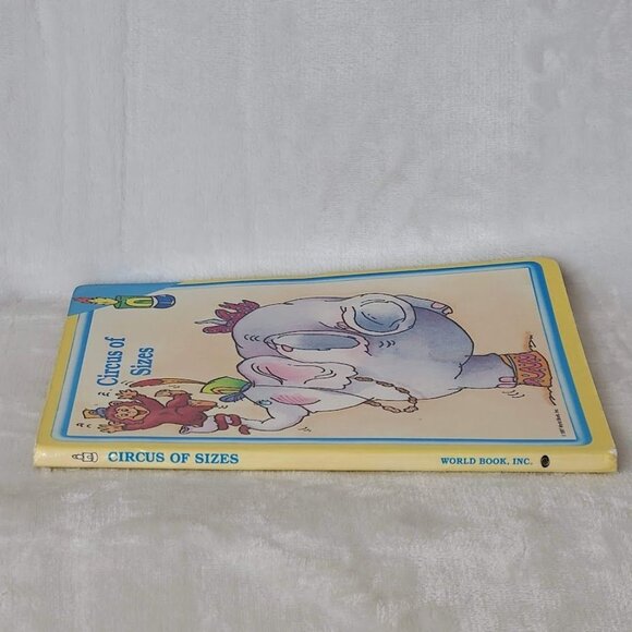 Vintage 1987 Circus of Sizes Board Book By World Books - Picture 6 of 8